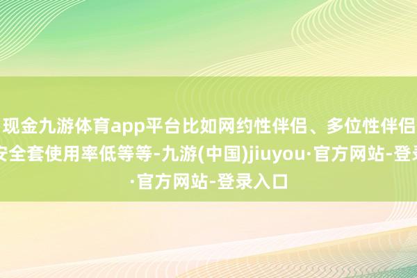 现金九游体育app平台比如网约性伴侣、多位性伴侣以及安全套使用率低等等-九游(中国)jiuyou·官方网站-登录入口
